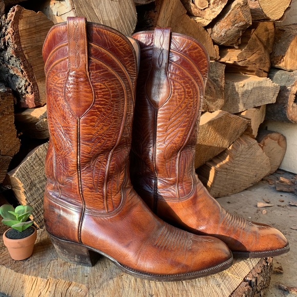 lucchese goatskin boots